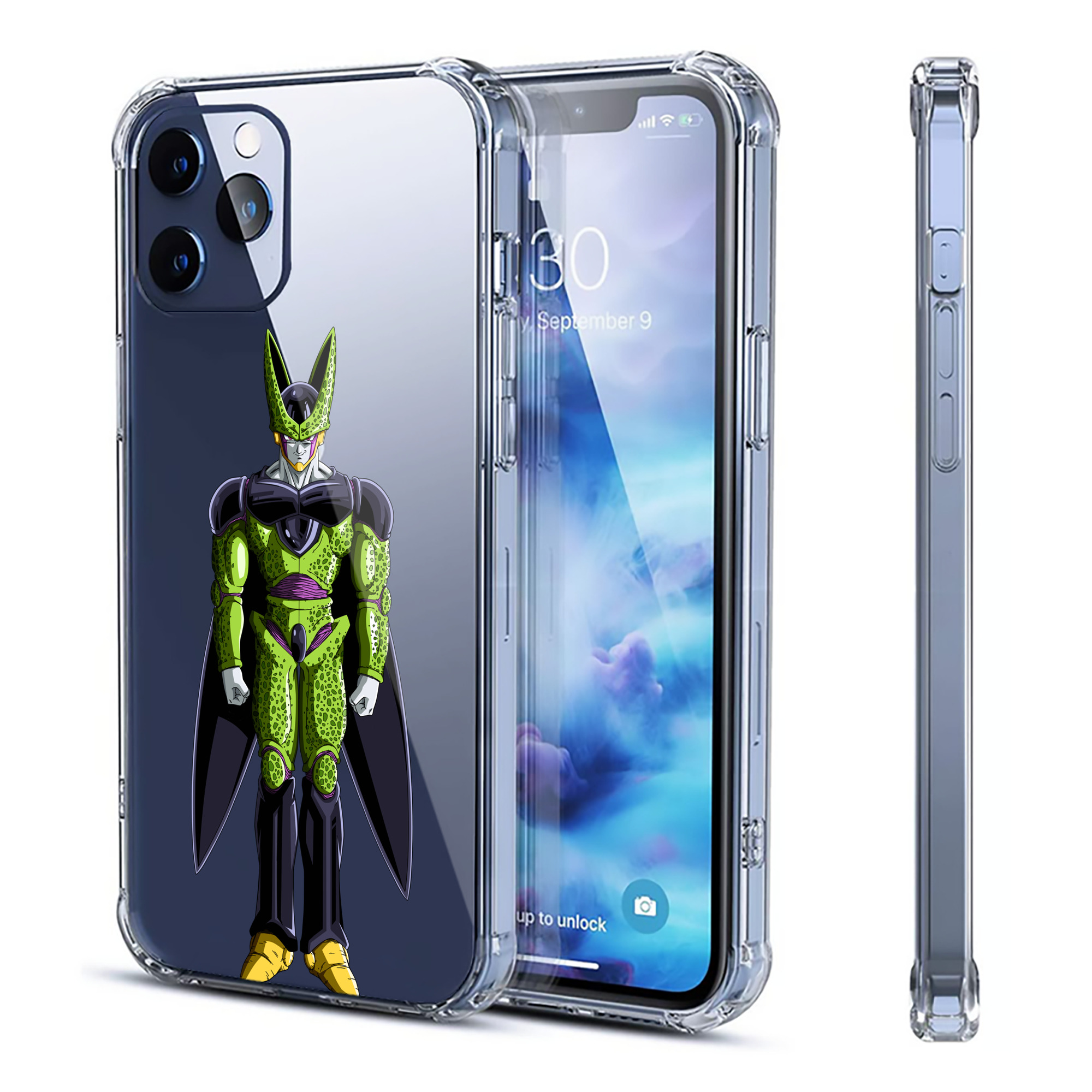 （画像用） ドラゴンボール セル DRAGON BALL Cell 【iPhone 12シリーズ対応】透明スマホケース（クリアソフトケース）
